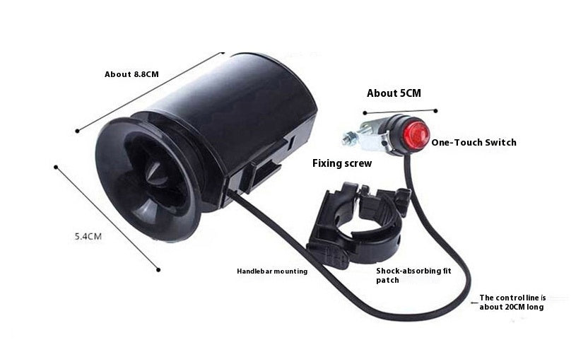 Bicycle Bell Loud Electronic Horn